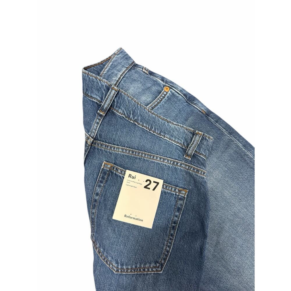 Reformation Rui Lived-In Wide Leg Baggy Jeans - Picture 5 of 6